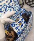 Сумка Dolce & Gabbana Sicily Blue pattern Print